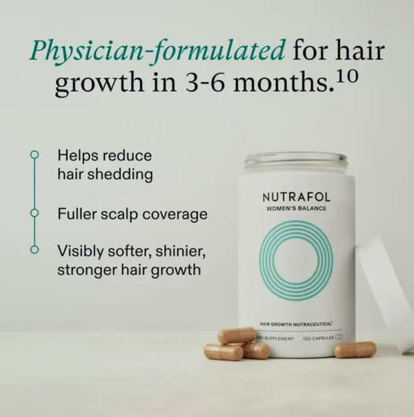 Women's Hair Growth Supplements for 45 and Up - Monthly