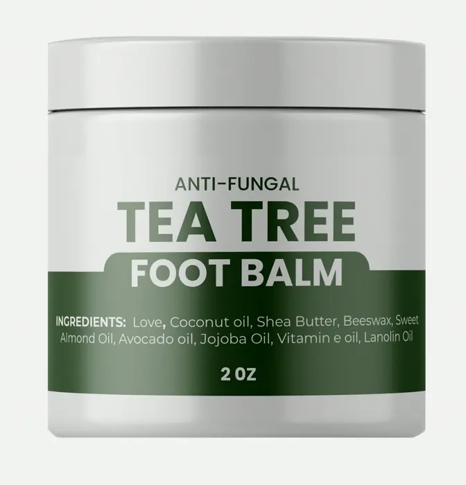 Crafted Tea Tree Salve - Foot Care, Nourish, Anti-Fungal - 2 oz