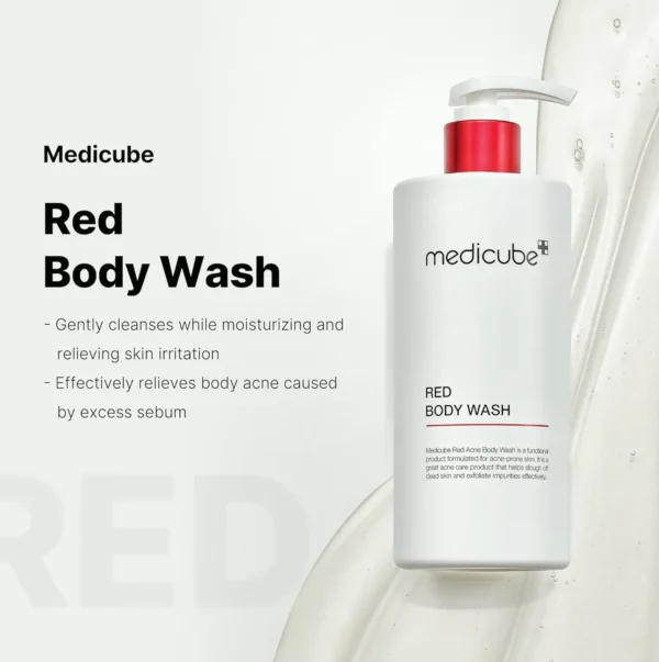 Korean Red Pimple Cleanser 14.52 Fl.oz includes Salicylic Acid