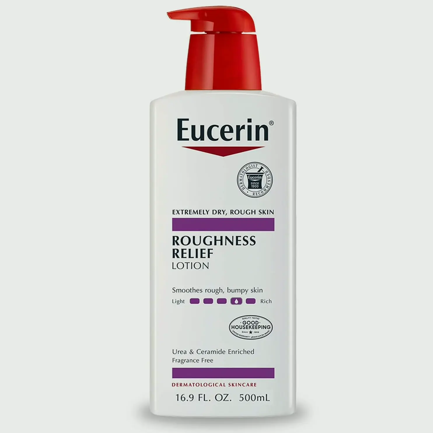Eucerin Rough Smoothing Skin Moisturizer, Fragrance-Free, 16.9 Fluid Ounces