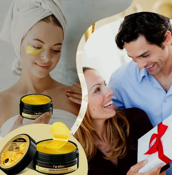 Pieces 24K Under Eye Patches, Sets, Moisturizing Pads