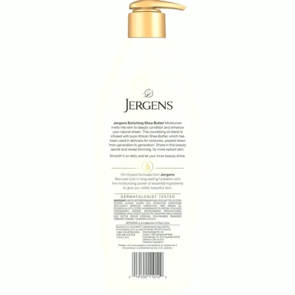 Jergens Karite Butter Lotion 16.8 oz, Pack of 3