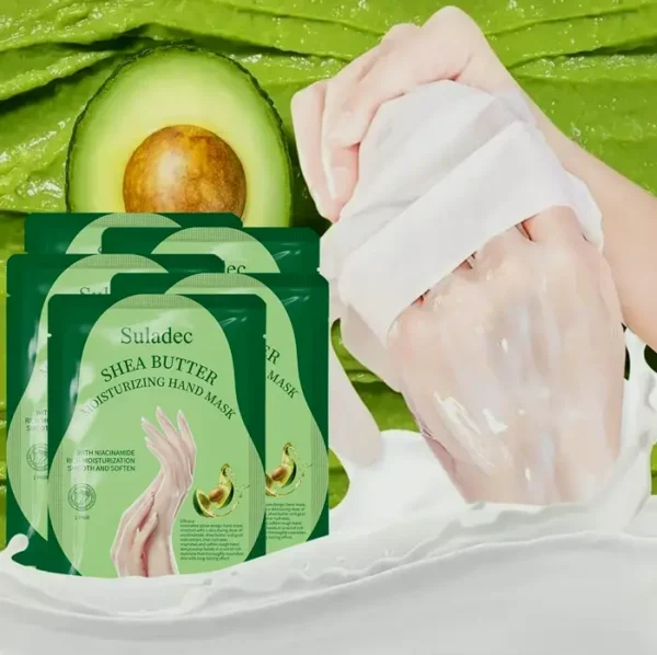 Hydrating Hand Mask with Shea Butter and Milk Extract