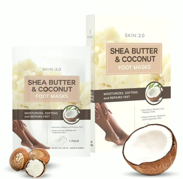 Shea Foot Wraps - Softens Cracked Heels