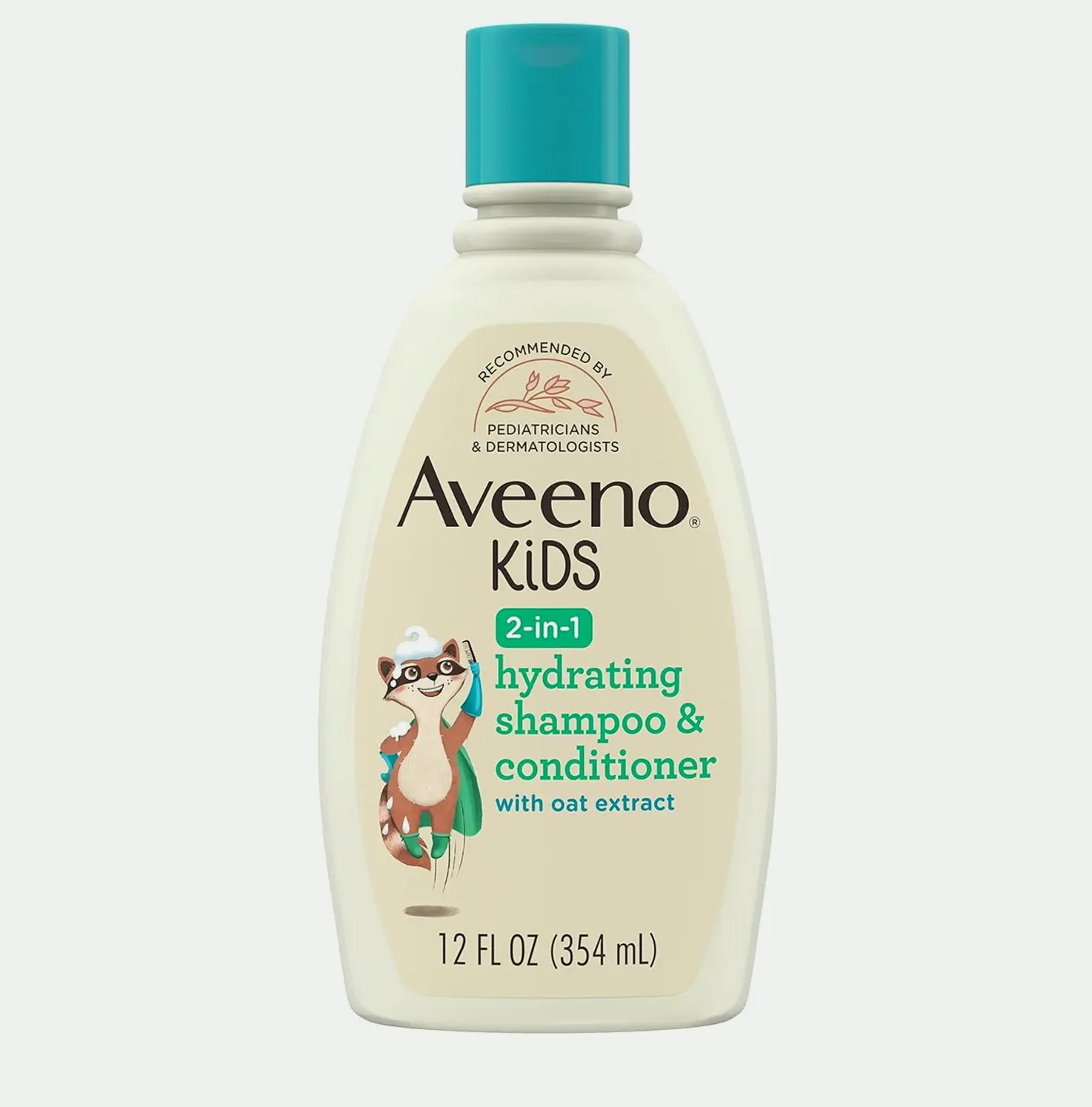 Aveeno Baby Kids 2-in-1 Moisturizing Hair Wash and Conditioner, Twelve fl. oz