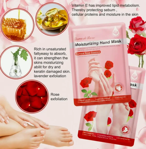 Twenty-Four Set Hydrating Glove & Foot Mask with Aloe Vera Butter