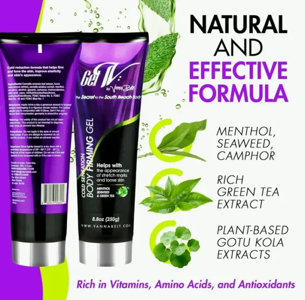 Vanna's Firming Body Gel for Flat Tummy, 8.8 oz
