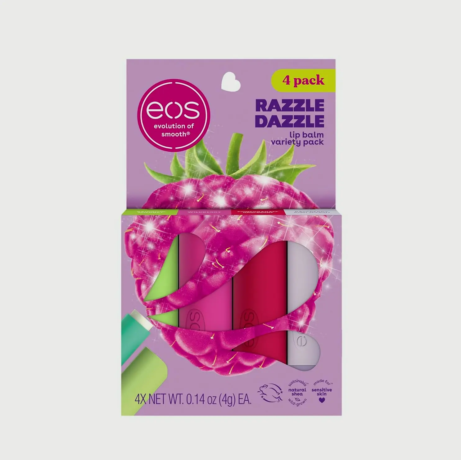 eos Lip Moisturizer Pack - Razzle Dazzle, 4-Pack