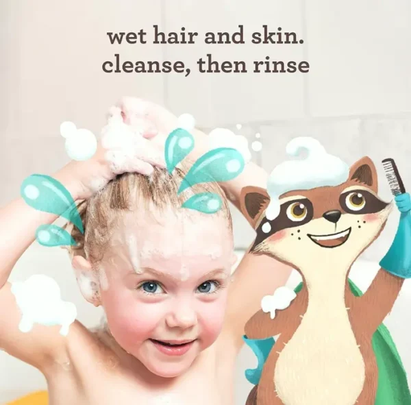 Aveeno Baby Kids 2-in-1 Moisturizing Hair Wash and Conditioner, Twelve fl. oz