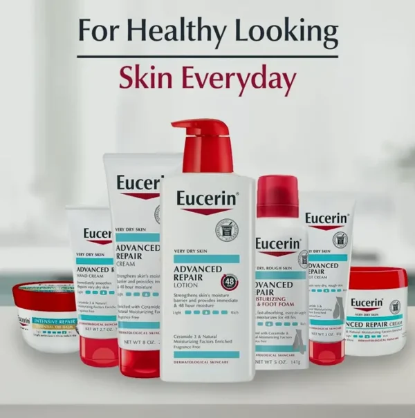 Eucerin Advanced Restorative Hand Lotion - Unscented, 2.7 Oz. (Bundle of 3)