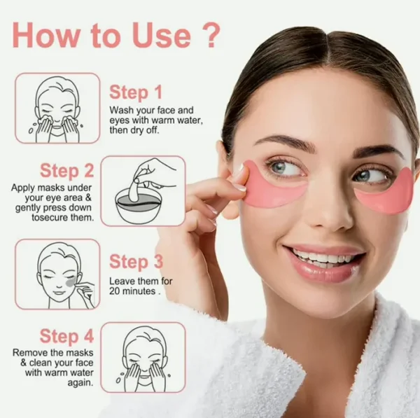 Floral Under Eye Masks Set - Dark Circles Treatment