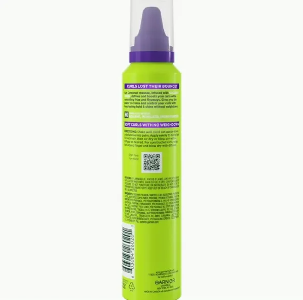 Fructis Wave Construct Mousse, 6.8 Ounces Packaging Varies