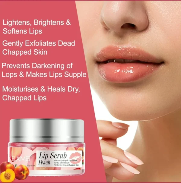 Lip Treatment Exfoliator, Natural Polish for Dry Skin