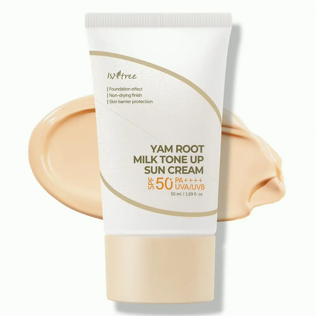 IsNtree Yam Extract Cream SPF50+ Tinted Sun Cream 50ml