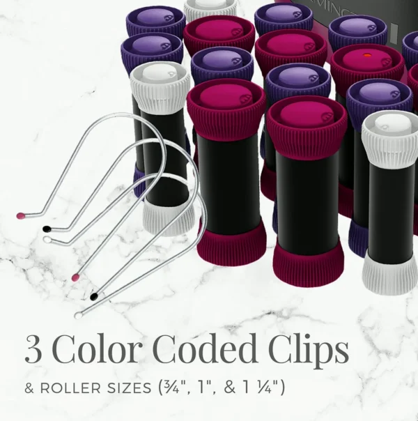 Remy Ion Hair Setter, 20 Soft Rollers