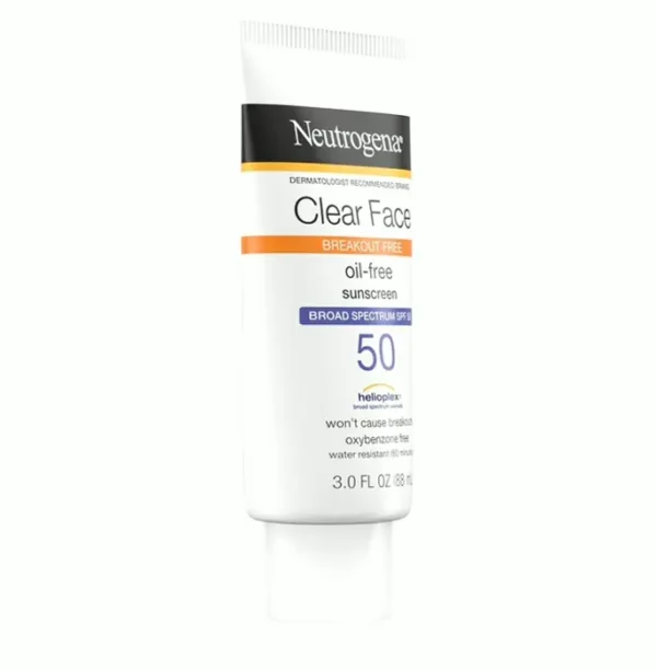 Neutrogena Face Sunscreen Lotion Breakouts Twin Set 2 x 3 oz