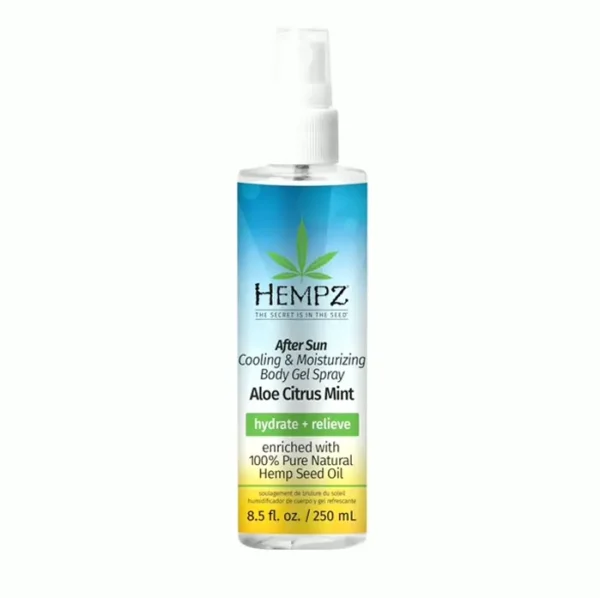 Post-Sun Soothing Aloe Vera Body Spray, Plant-Based 8.5 Fluid Ounces