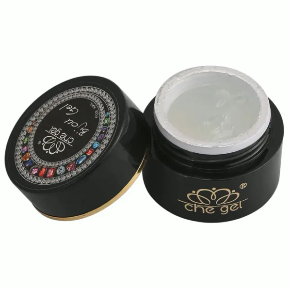 Nail Art Gel Glue for Gems, Transparent Coat