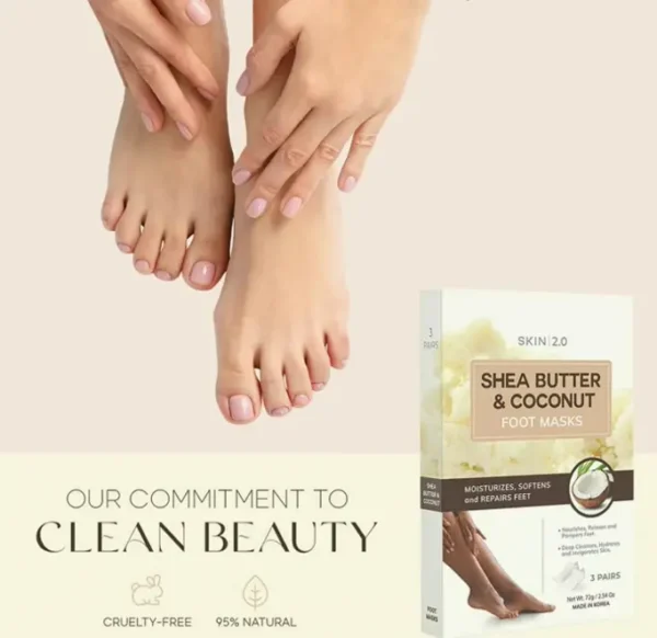 Shea Foot Wraps - Softens Cracked Heels
