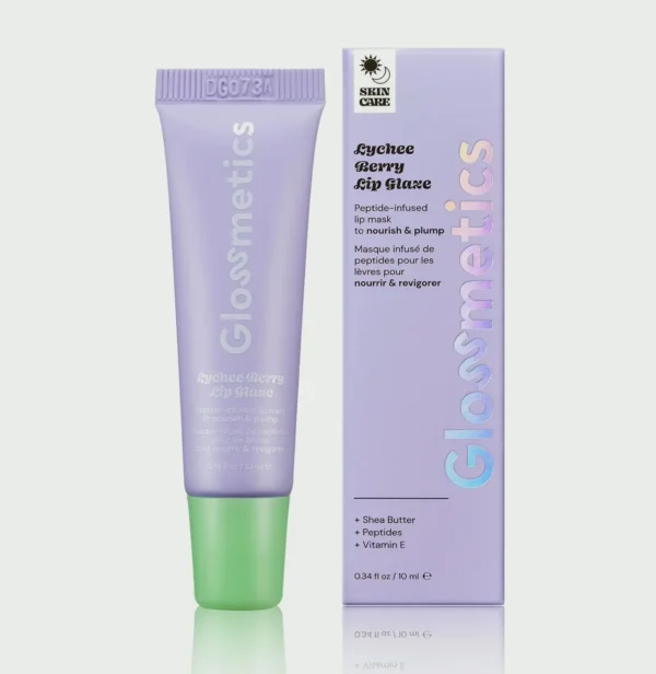Glossmetics Lychee and Berry Lip Treatment Nighttime - Hydrating, Lip Balm for Smooth, Soft Lips