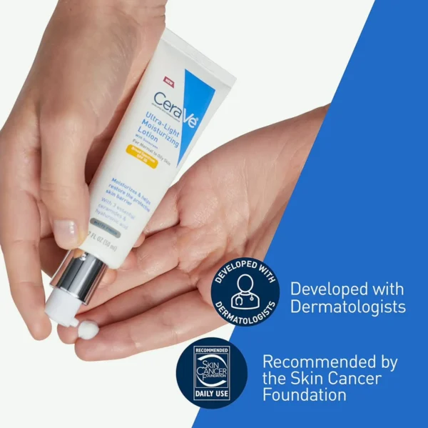 Cera Ve Moisturizing Cream With SPF 30 | Lightweight Matte Finish