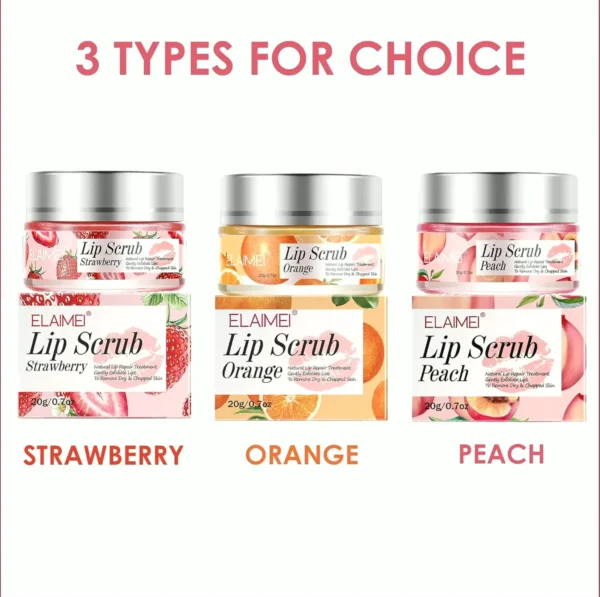 Lip Treatment Exfoliator, Natural Polish for Dry Skin