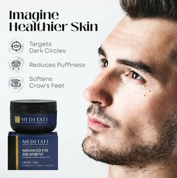 Male's Advanced Eye Treatment for Dark Circles, Wrinkles