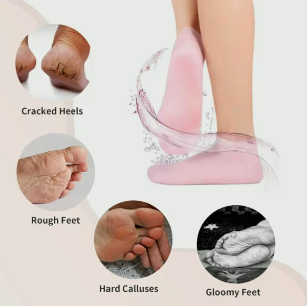 Two Pairs Hydrating Glove Spa Set for Cracked Skin