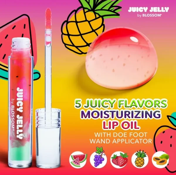 Flavorful Hydrating Lip Care with Wand Applicator