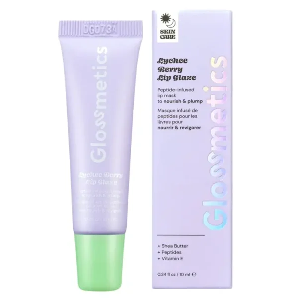 Glossmetics Lychee and Berry Lip Treatment Nighttime - Hydrating, Lip Balm for Smooth, Soft Lips
