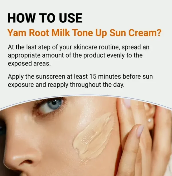 IsNtree Yam Extract Cream SPF50+ Tinted Sun Cream 50ml