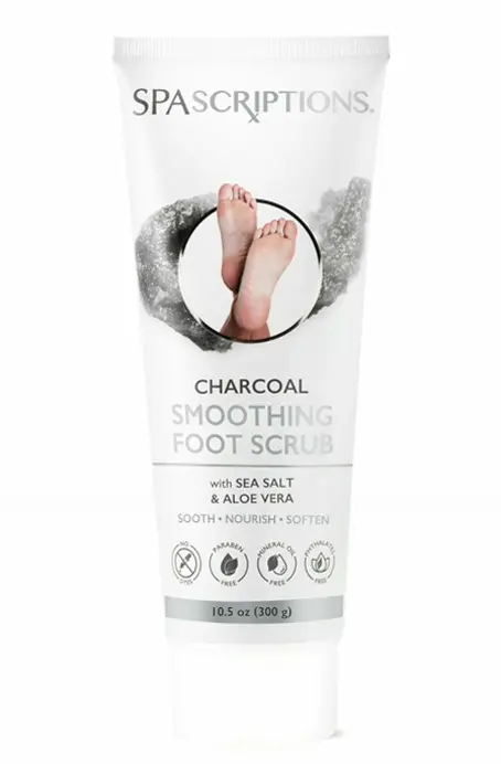 Spascriptions Charcoal Feet Exfoliating Wash, 10.5 Ounces