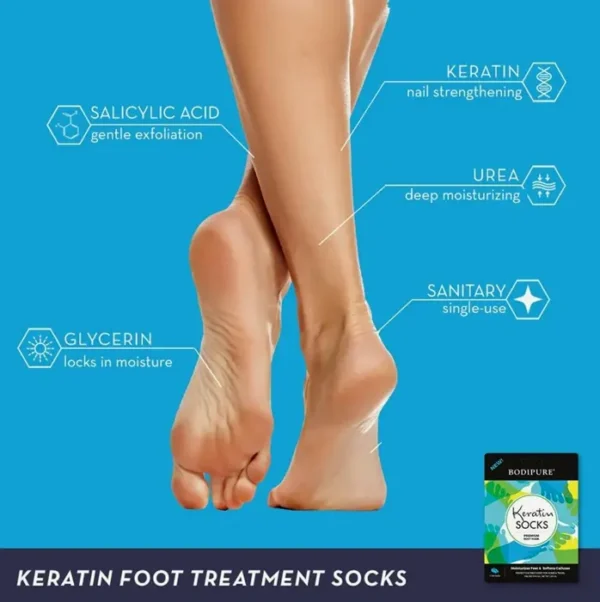 Premium Keratin Foot Socks for Healing Feet - 12 Pairs