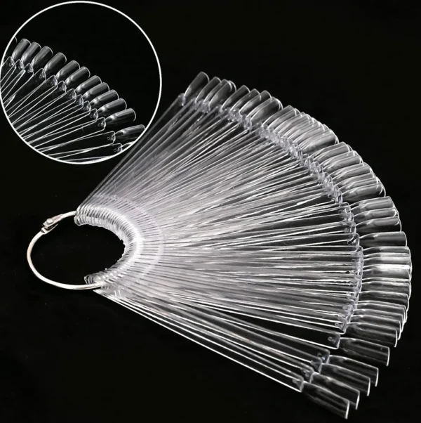 150 Pieces Transparent Manicure Sample Sticks