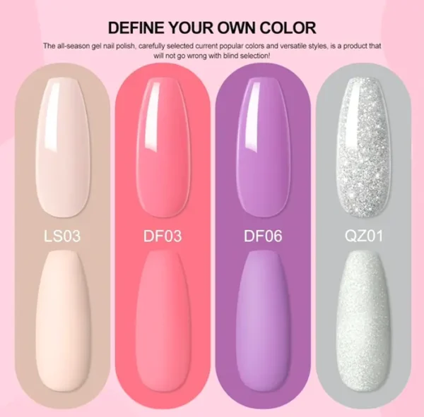Gel Polish Pack with UV Lamp