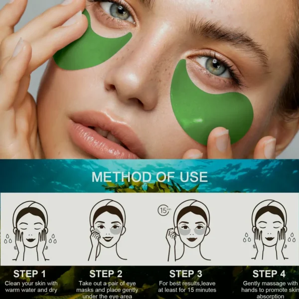 Under Eye Patches for Decreasing Dark Circles, Edema, and Puffiness
