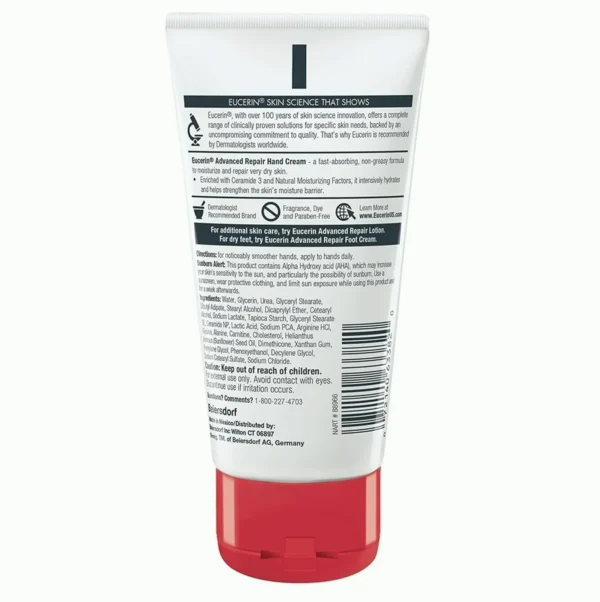 Eucerin Advanced Restorative Hand Lotion - Unscented, 2.7 Oz. (Bundle of 3)