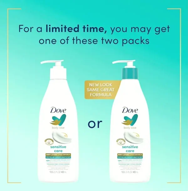 Dove Gentle Skin Body Set of 3 with Ceramide Serum