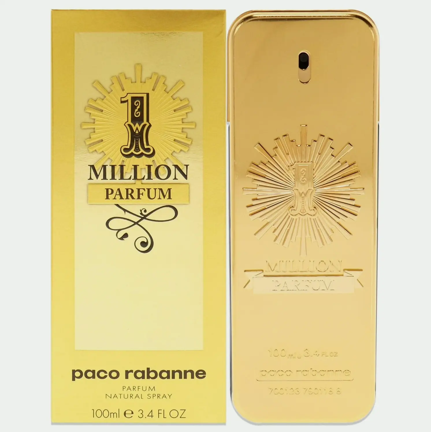 Rabanne 1 M Parfum Male Spray 3.4 oz