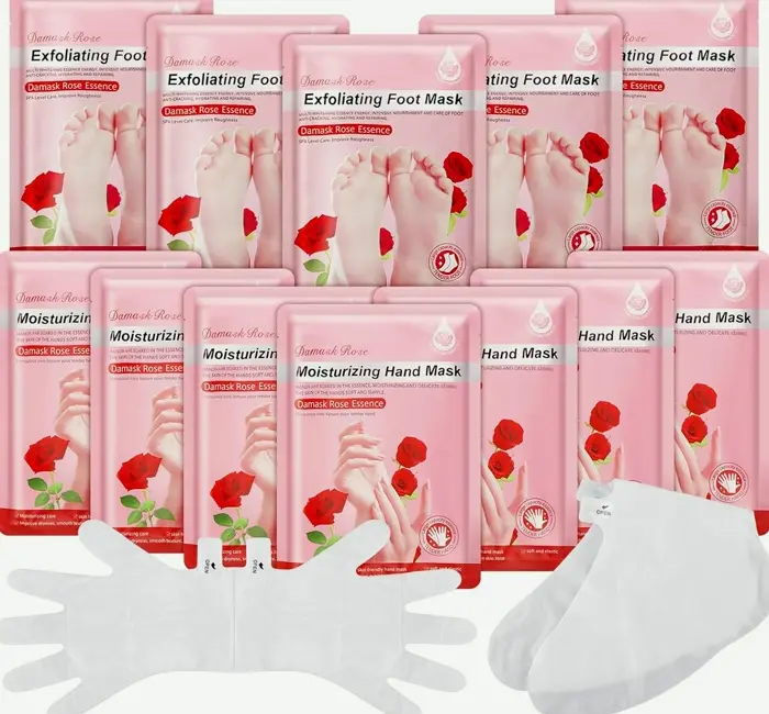 Twenty-Four Set Hydrating Glove & Foot Mask with Aloe Vera Butter
