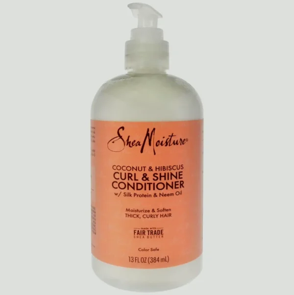 Shea Moisture Coco & Hibiscus Curly Hair Moisturizer, 13 Fl Oz
