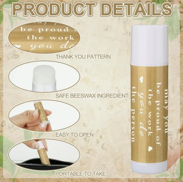 Thank You Gifts for Coworkers - Vanilla Lip Balm (36 Pcs)