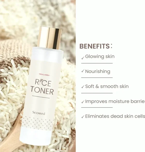 Korean Rice Toner with Niacinamide