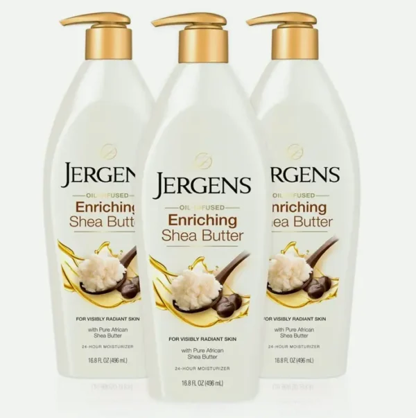 Jergens Karite Butter Lotion 16.8 oz, Pack of 3