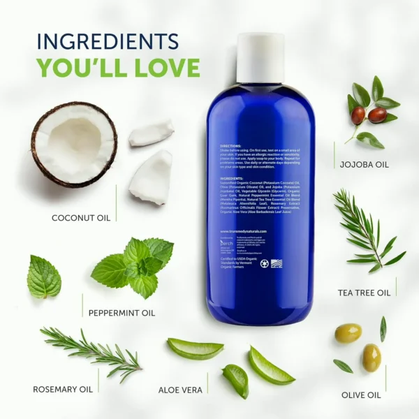 Organic Remedy Tea Tree Oil Body Wash against Odor, Issues