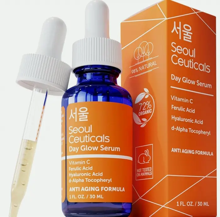 Korean Vit C Serum with Hya Acid, Effective Anti-Aging