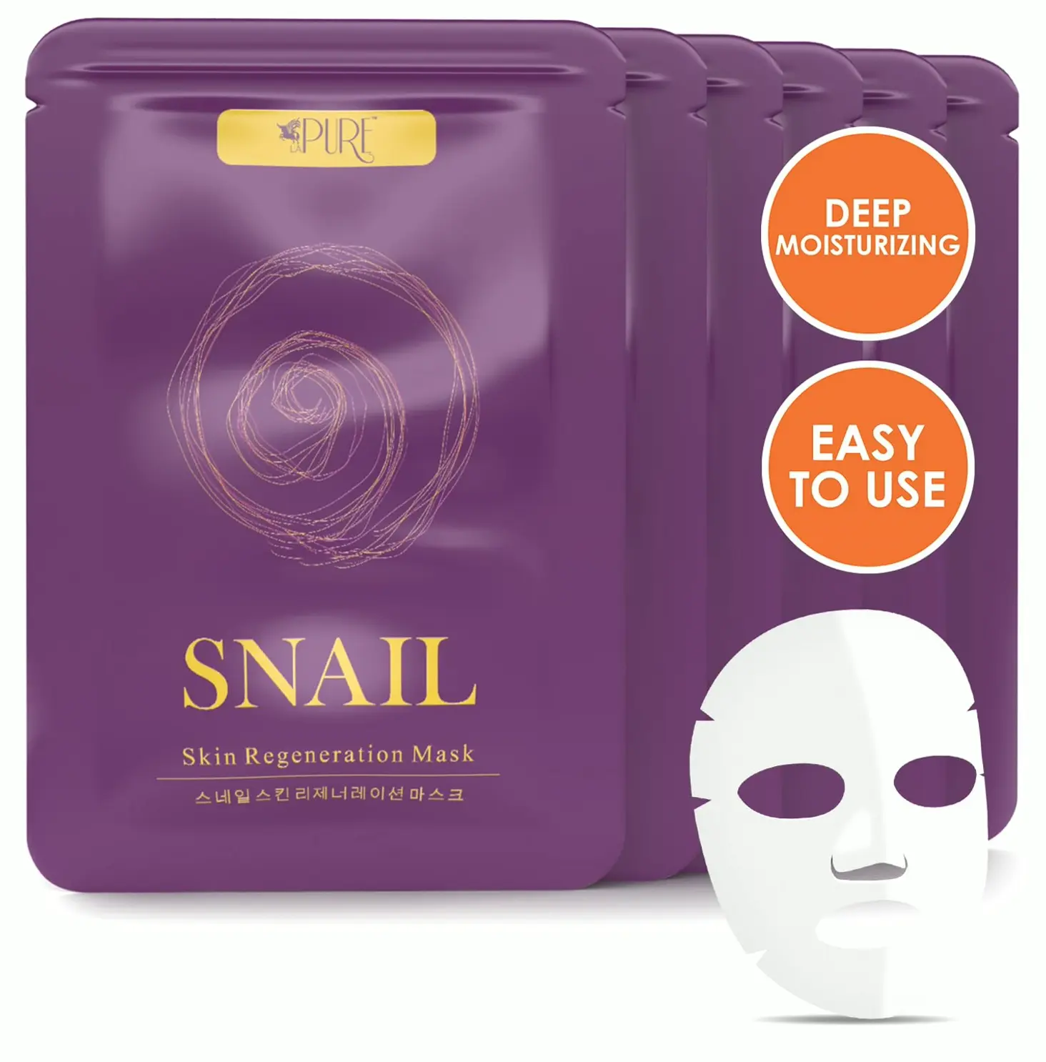 Asian Mucin Face Sheet - 10ct Anti Hydrating Sheets