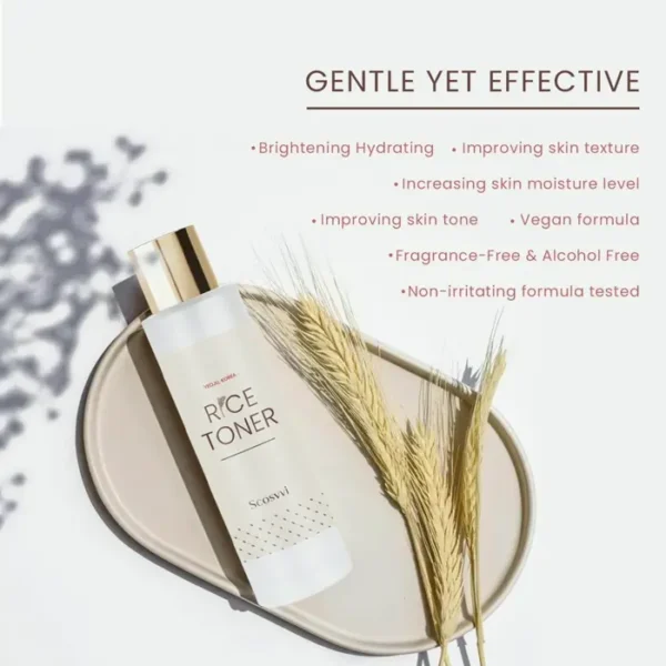 Korean Rice Toner with Niacinamide