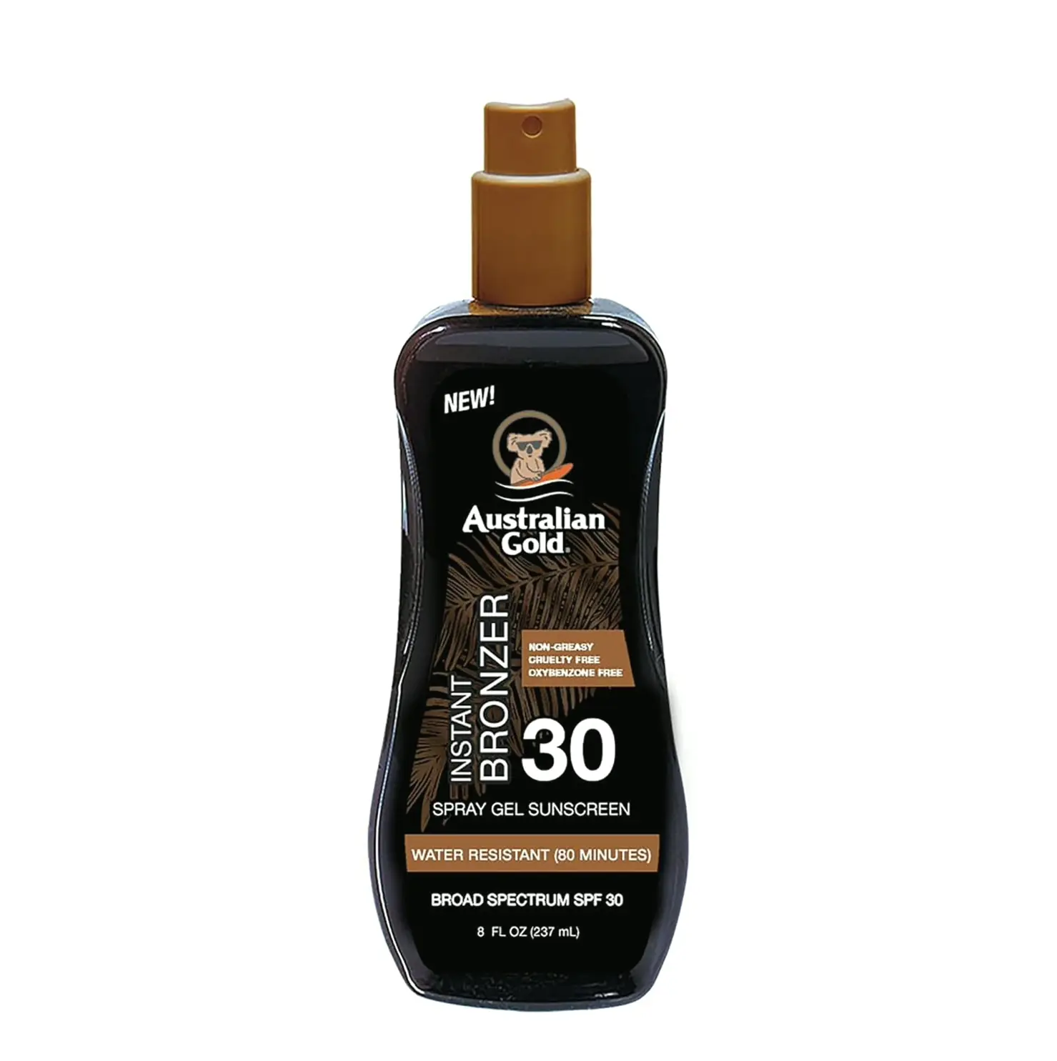 Aussie Gold Sun Gel contains Bronzer, 8 Ounce