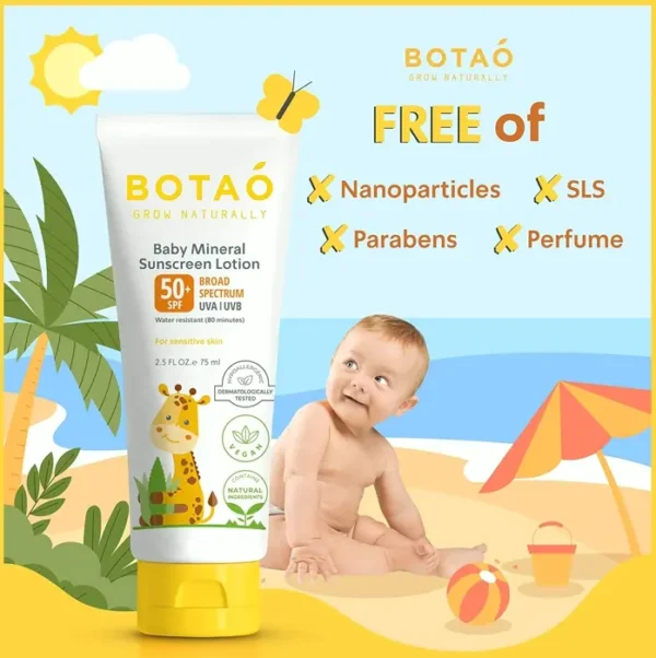 Infant Mineral Zinc Oxide Sunblock Cream SPF50